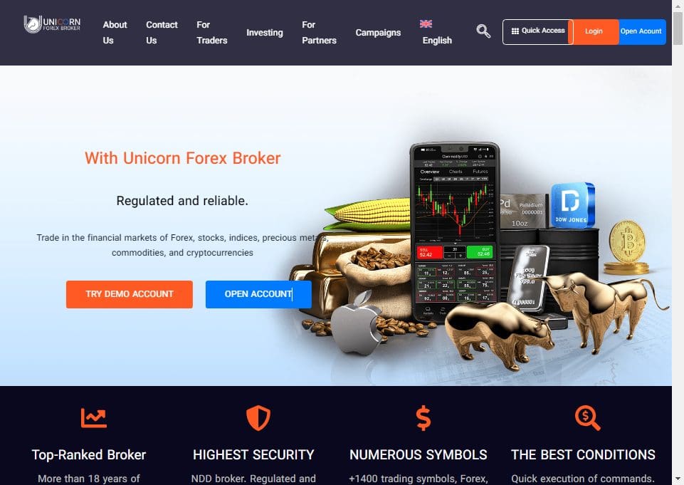 Unicorn Forex Broker Review