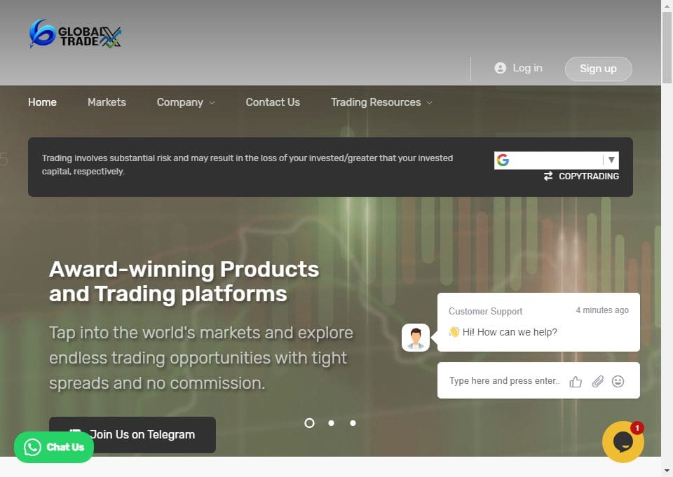 GlobalTradeX HUB Review