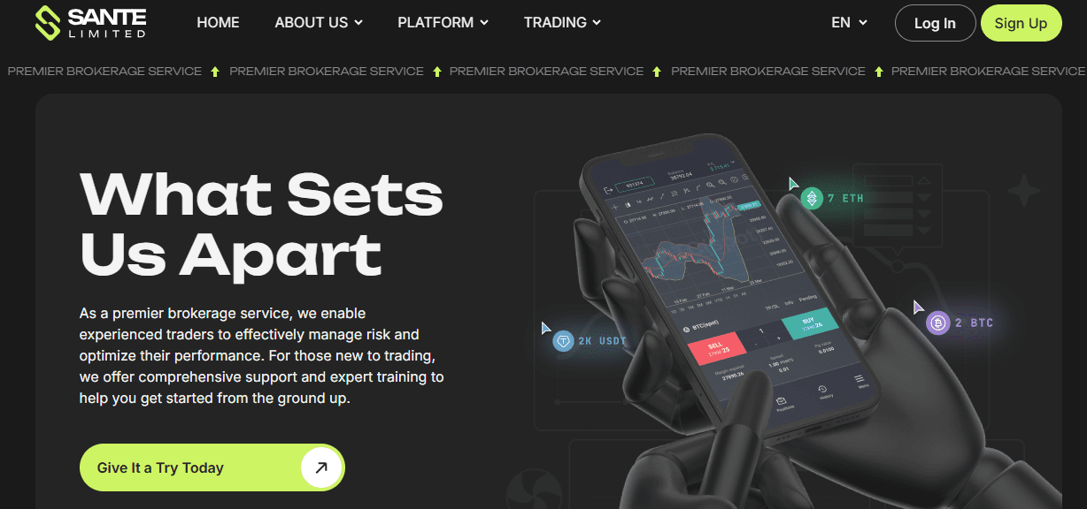 Sante-ltd.com.co Review