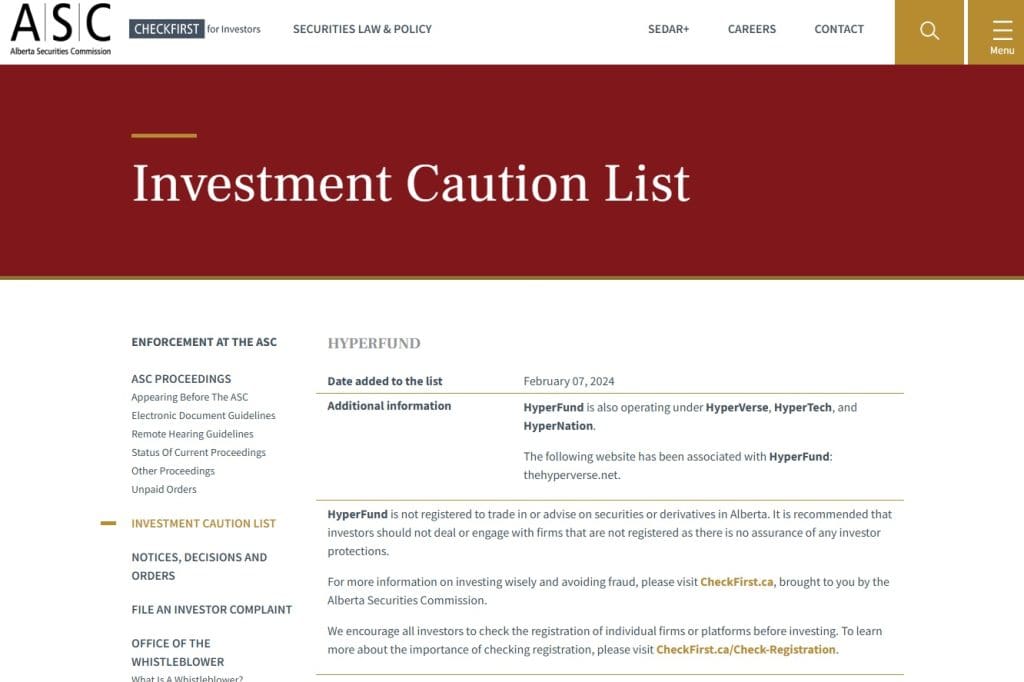 HyperFund-ASC-Warning