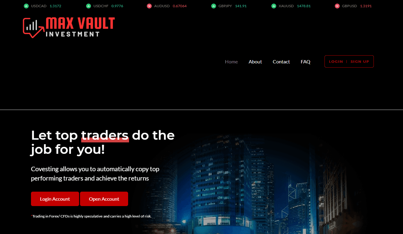 Max Vault Investment
