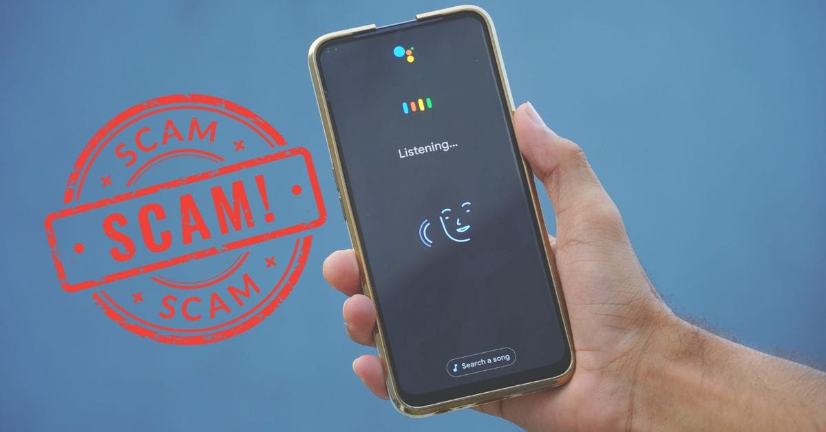 Google Voice Search Scam