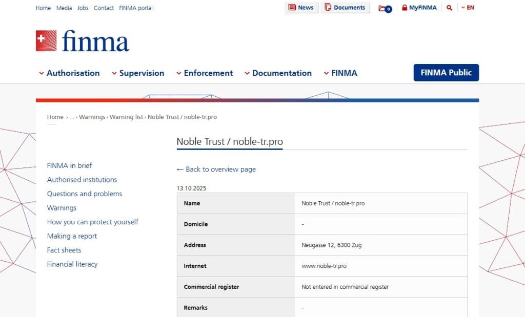 Noble-Trust-noble-tr-pro-Warning-list-FINMA